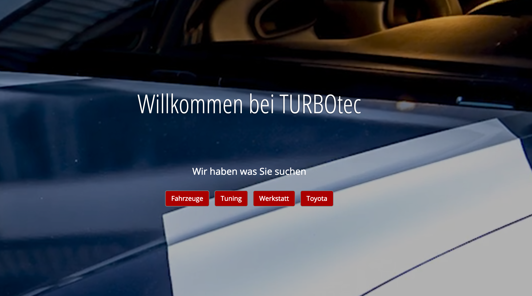 Webseite Garage Turbotec by NCOMM Webdesign